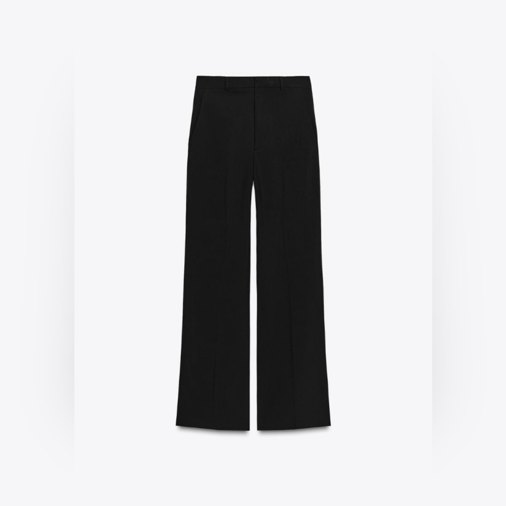 ZARA ZW COLLECTION HIGH-WAIST STRAIGHT LEG PANTS - Picture 5 of 7